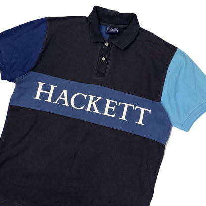 Hackett Polo In Blue & Black ( L ) - Known Source