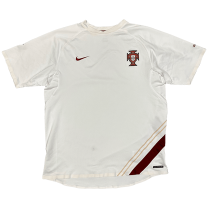 Nike Portugal 2006/08 Shirt In White ( L ) - Known Source