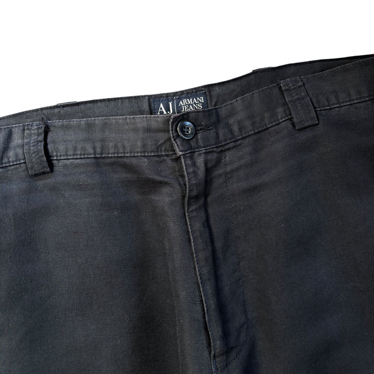 Armani Jeans 90’s Hemp Blend Pants W36 | W36, Black