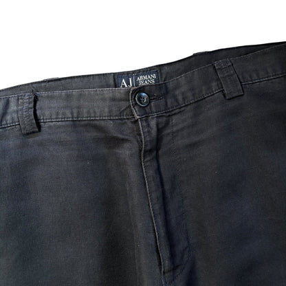 Armani Jeans 90’s Hemp Blend Pants W36 | W36, Black