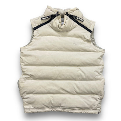 2000's Bench Dual Zip Puffer Gilet (S) | Default Title, Cream