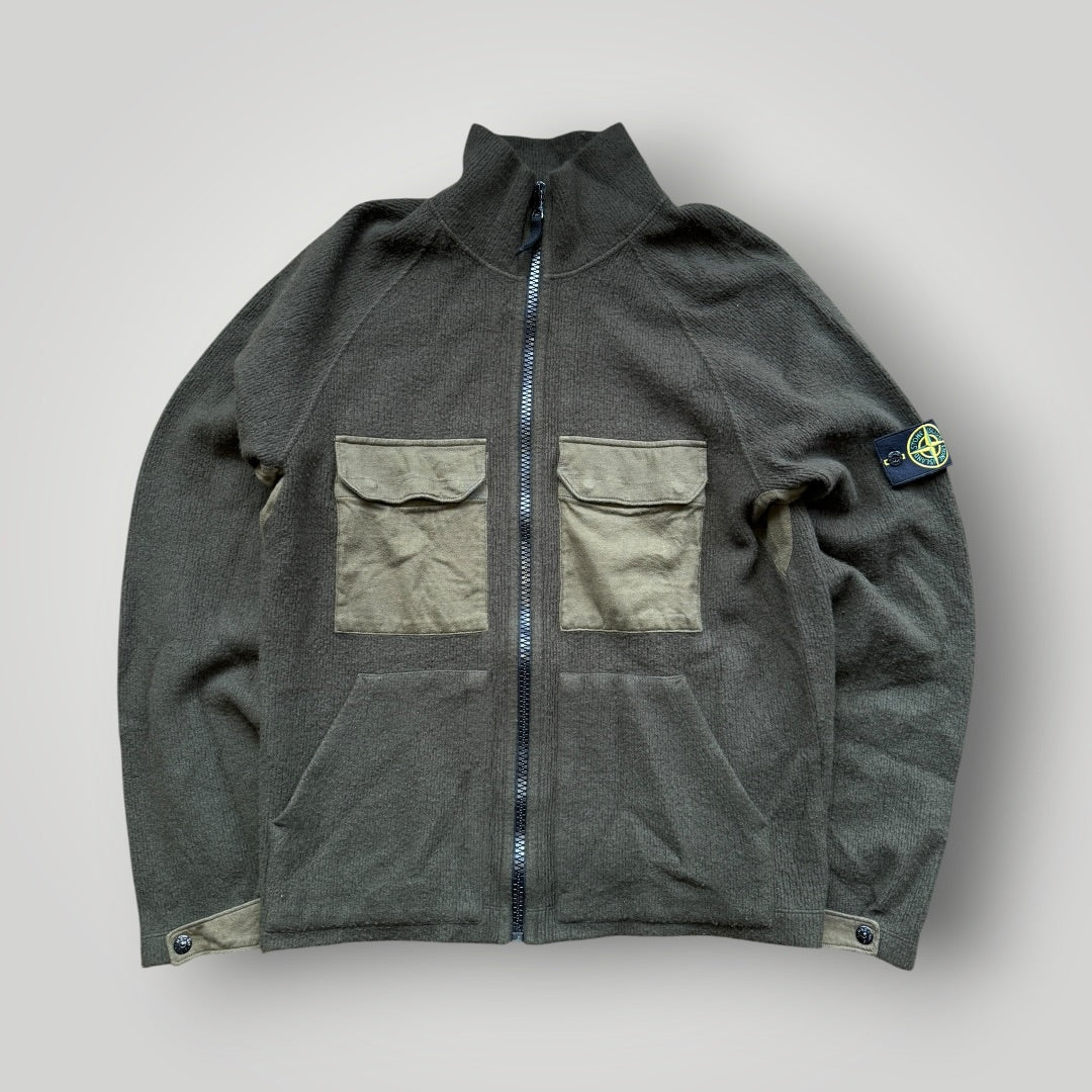 Stone Island AW/06 Wool Zip Up Knit XXL | Default Title, Green