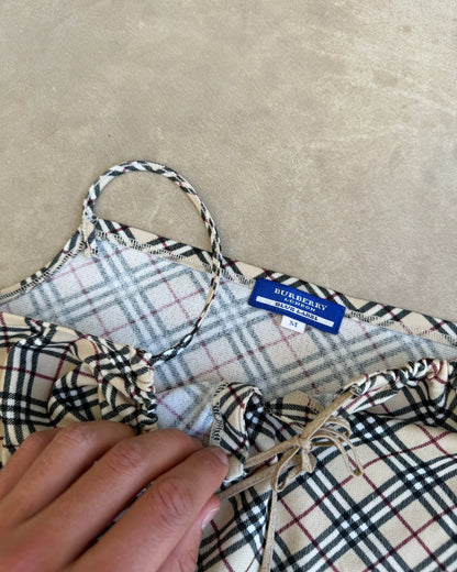 Burberry Blue Label Nova Print Vest Top – M-on a concrete background