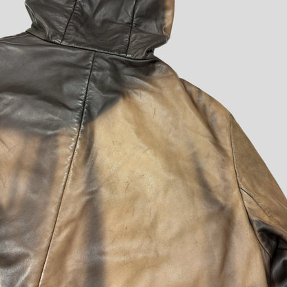 Prada Milano 1999 Runway Strap Detail Sunfade Trench Coat - IT54 | Default Title, Brown