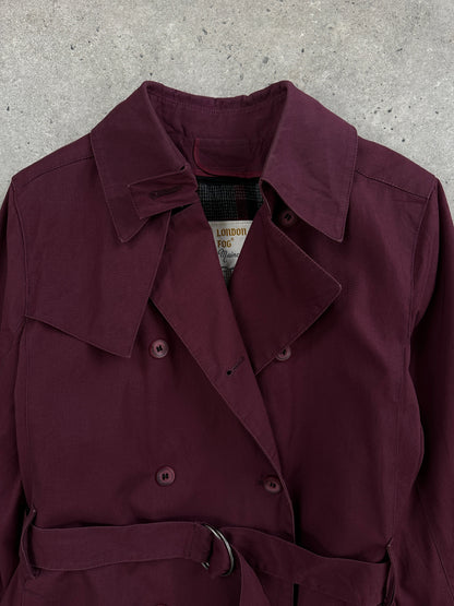 London Fog 1980s Double Breasted Trench Coat - M