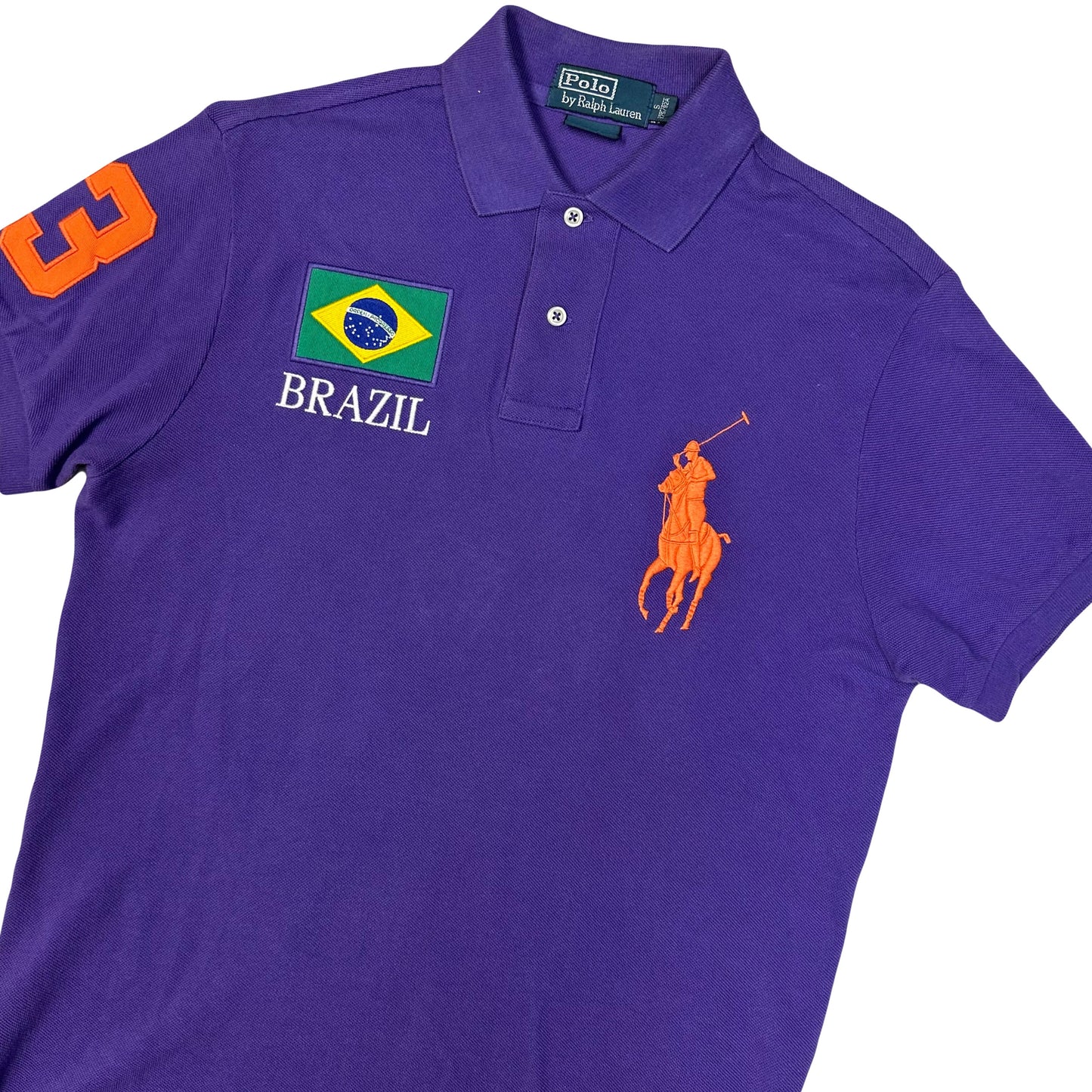 Ralph Lauren Brazil Polo In Purple ( S )