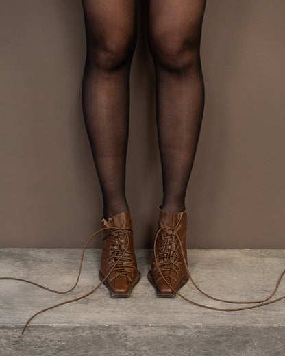 ACNE LACE UP SHOES (EU 40) | DEFAULT TITLE, Brown
