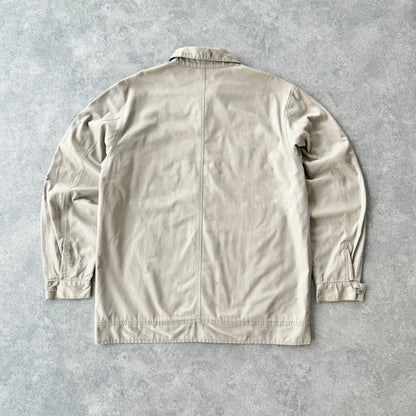 Oakley 2004 sample heavyweight metal logo Harrington jacket (L)