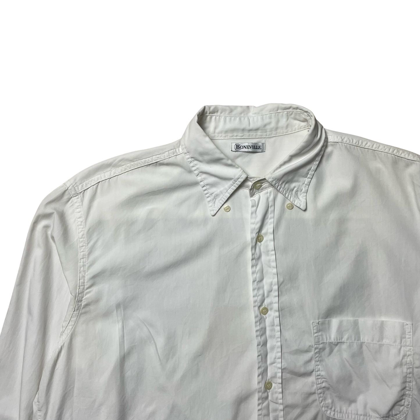 S/S 1990 Boneville White Oxford Shirt