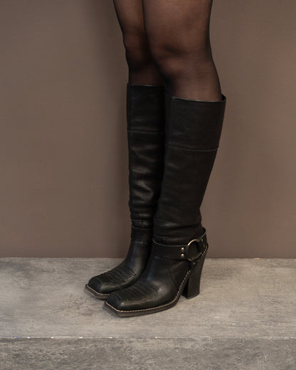GALLIANO FOR DIOR F/W 2006 BOOTS (EU 39) | DEFAULT TITLE, Black