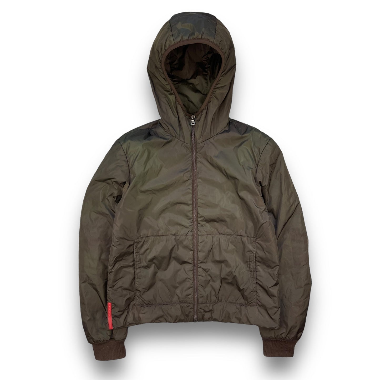 Early 2000's Prada Sport Padded Nylon Jacket (S) | Default Title, Multicoloured