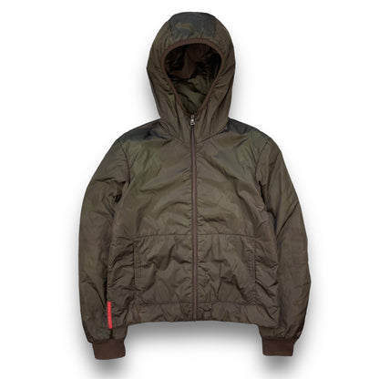 Early 2000's Prada Sport Padded Nylon Jacket (S) | Default Title, Multicoloured