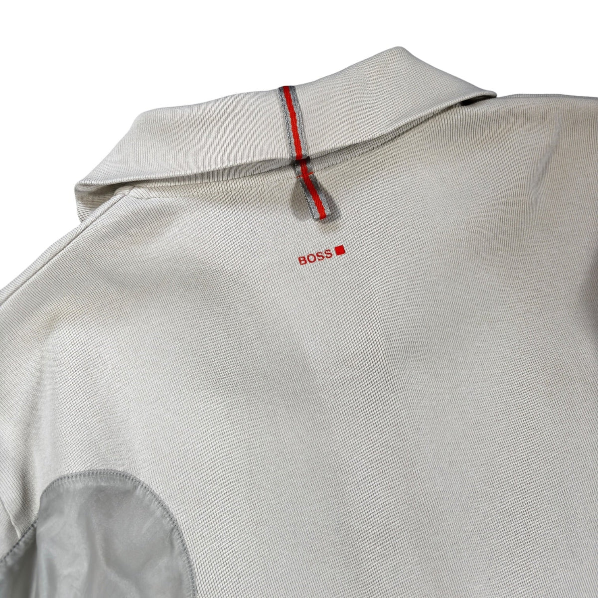 Hugo Boss Orange 00’s Panelled Translucent Quarter Zip Jumper M | Medium, Multicoloured