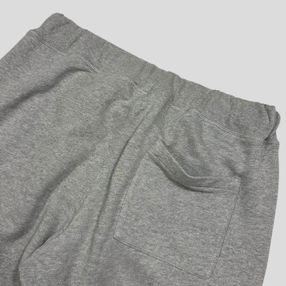 Prada Sport 2008 Baggy Grey Heavy Cotton Logo Joggers - XL