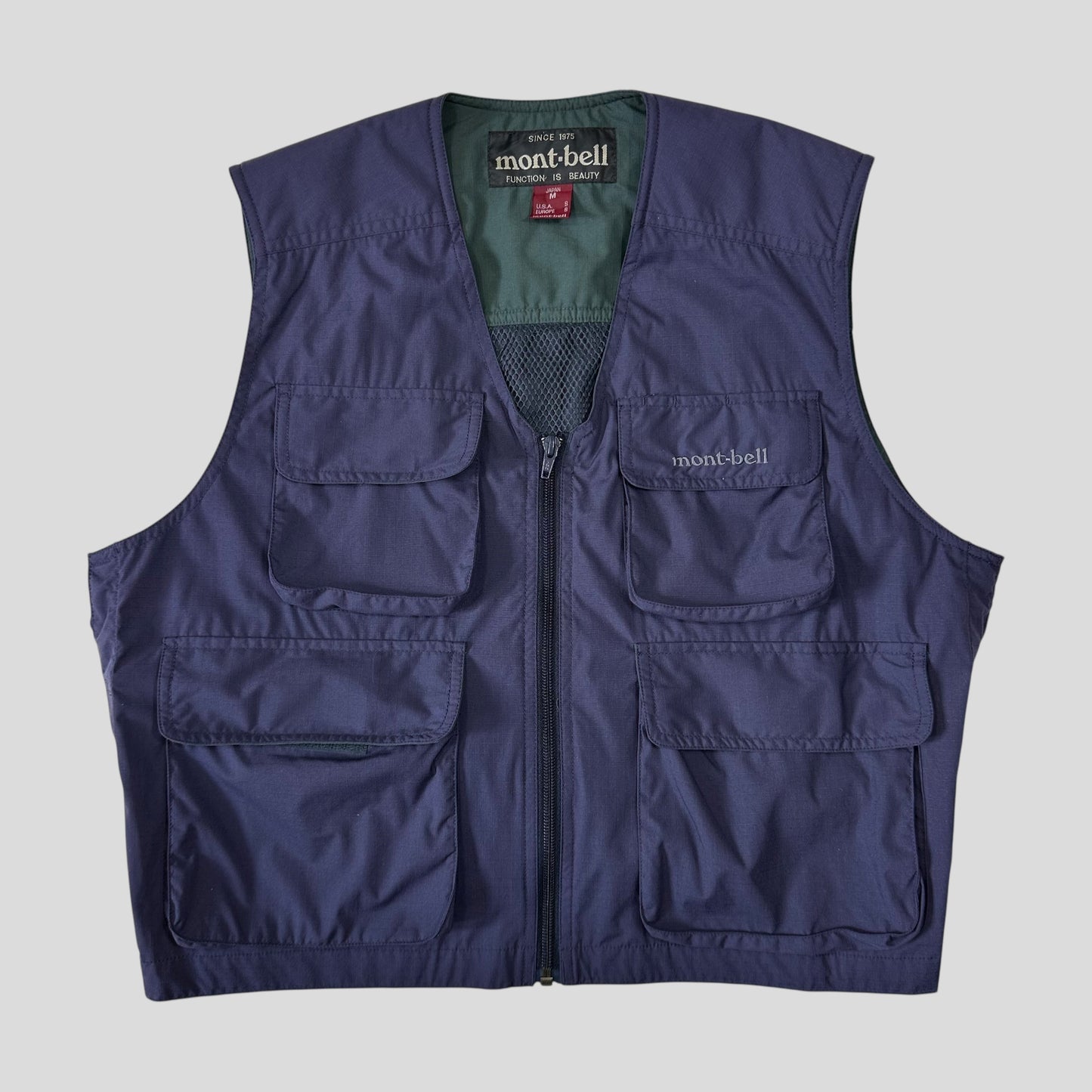 Montbell 00’s Multipocket Ripstop Nylon Utility Vest - S
