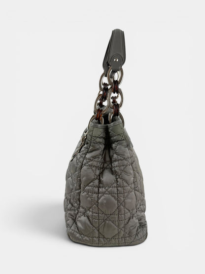 2009 Christian Dior Charming Lock Grey Handbag | O/S, Grey
