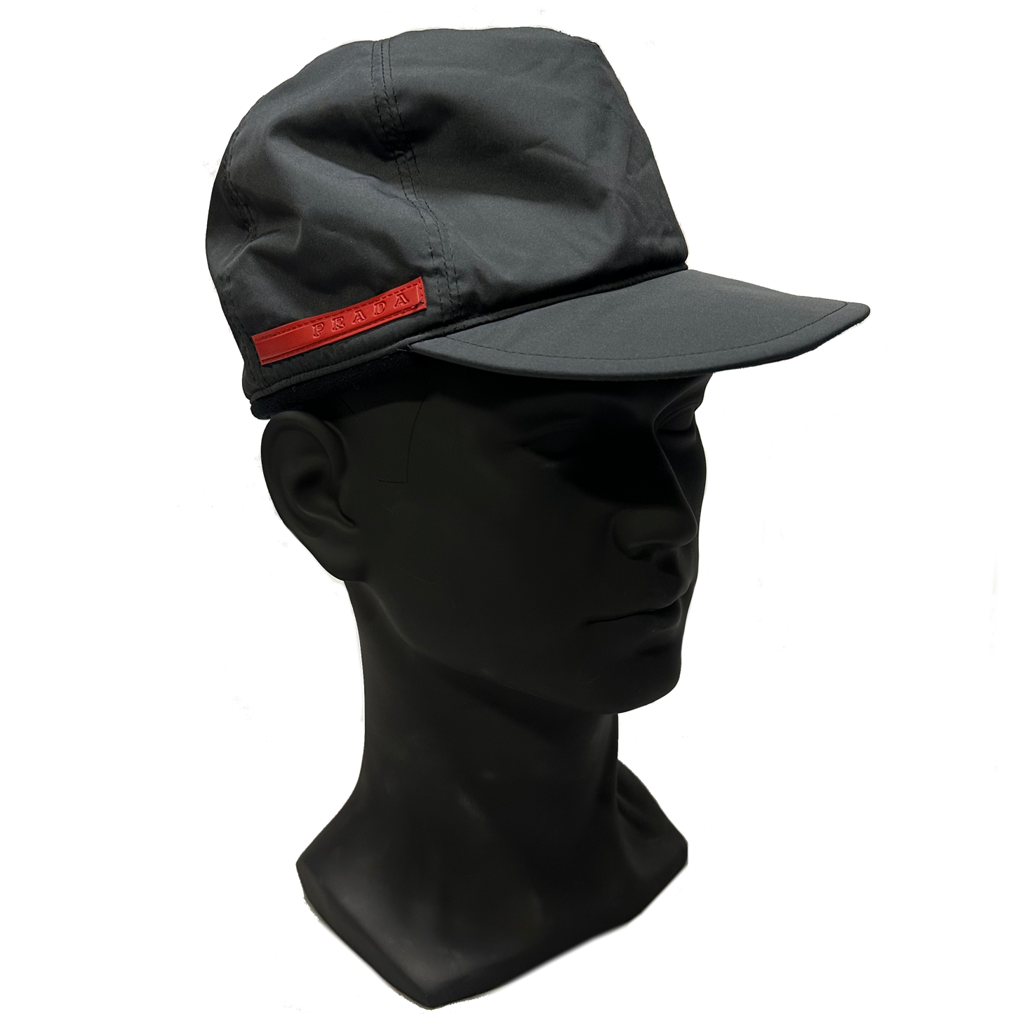 Prada Sport Nylon Cap In Black ( S )