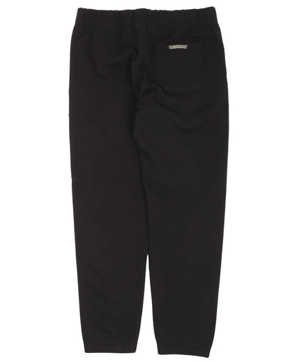 Chrome Hearts Paper Jam Cemetery Cross Patch Sweatpants | Medium, Black