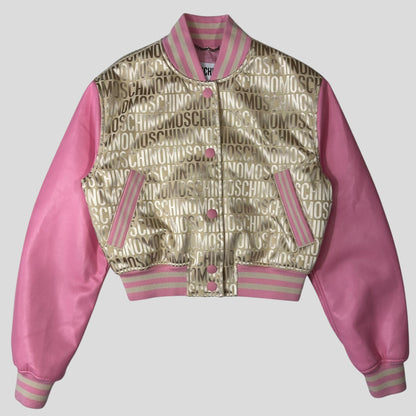 Moschino Couture 2023 Monogram Bomber Jacket + Cargo Trouser Set - IT40 | Default Title, Multicoloured