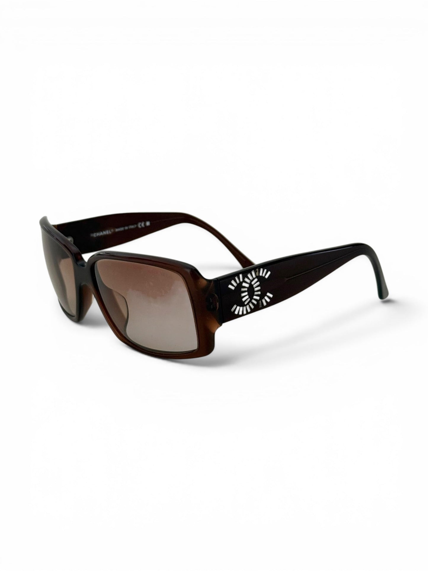 2000s Chanel CC Sunglasses | O/S, Brown