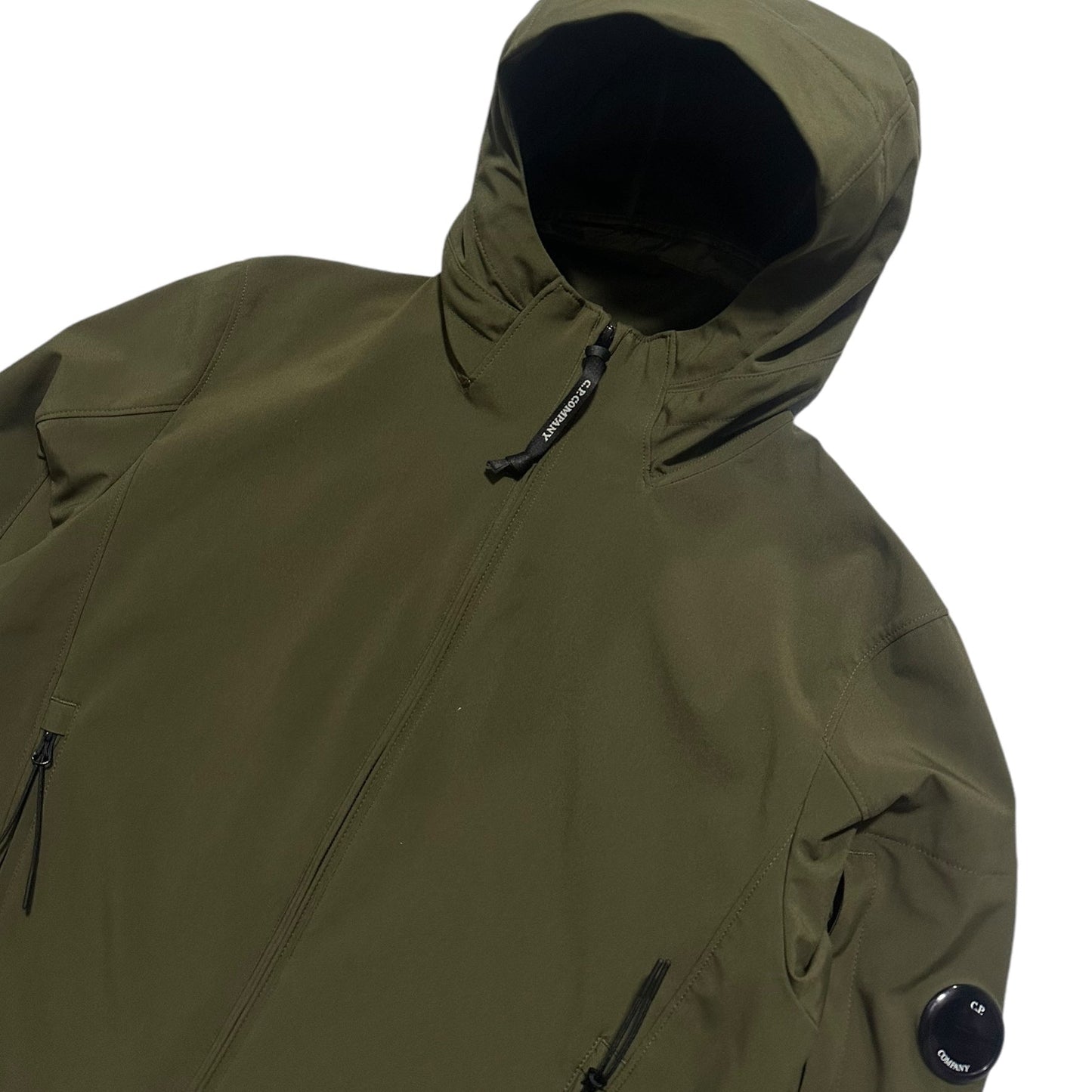 CP Company Soft Shell R Zip Up Micro Lens Jacket