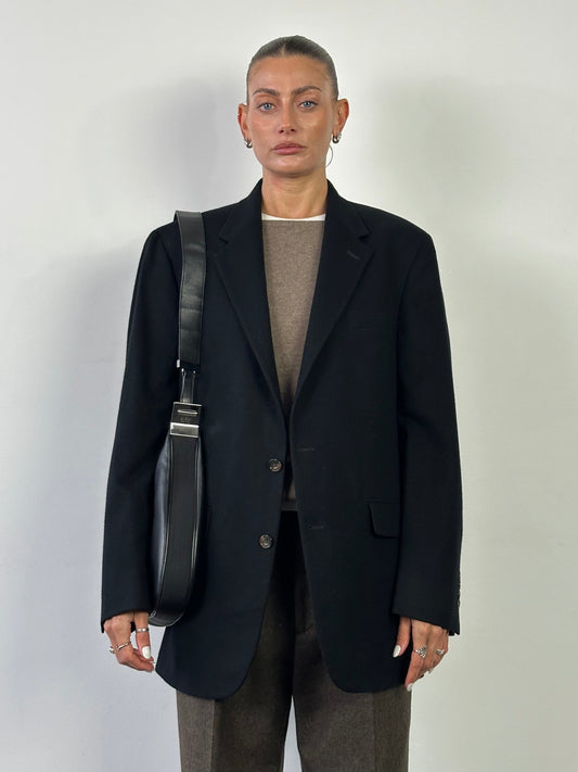 Vintage Pure Cashmere Single Breasted Blazer - XL