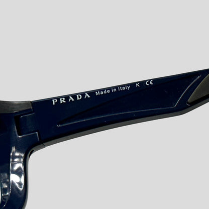 Prada Sport Wraparound Blue Sunglasses