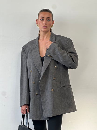 Versace Classic V2 90s Bespoke Button Double Breasted Blazer - 46R/XXL