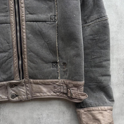 DIESEL SUEDE LEATHER JACKET | O/S, Cream