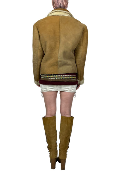 Vivienne Westwood AW1988 reissue of AW1982 Nostalgia of Mud shearling jacket