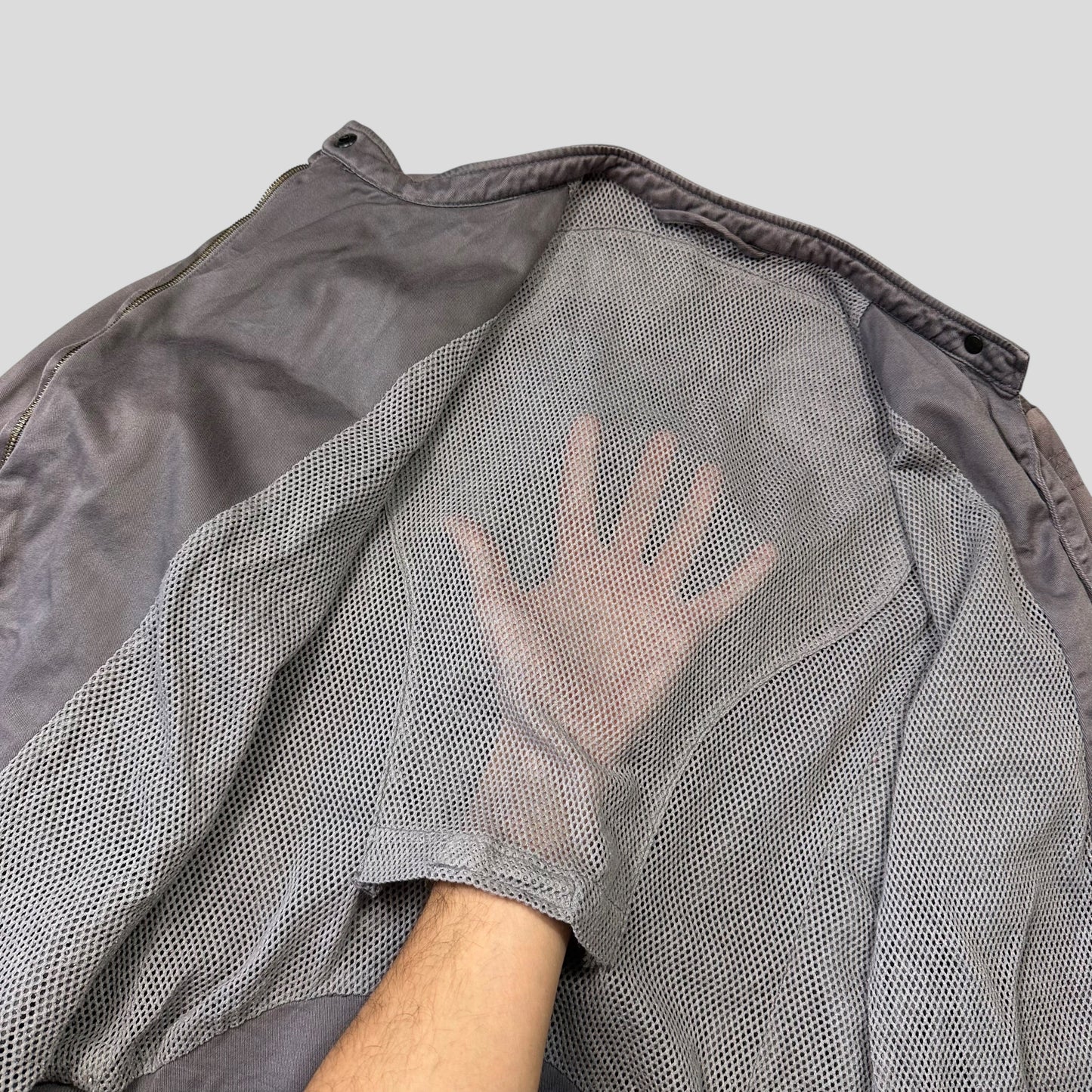 Puma x Neil Barrett 96 Hours Dusty Purple Cotton Moto Jacket - S/M