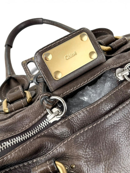 2009 Chloe Paddington Brown Leather Handbag GHW | O/S, Multicoloured