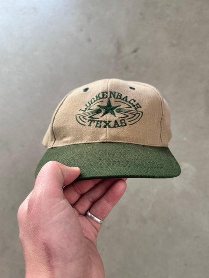 1990's Luckenbach Texas Cap | O/S, Beige