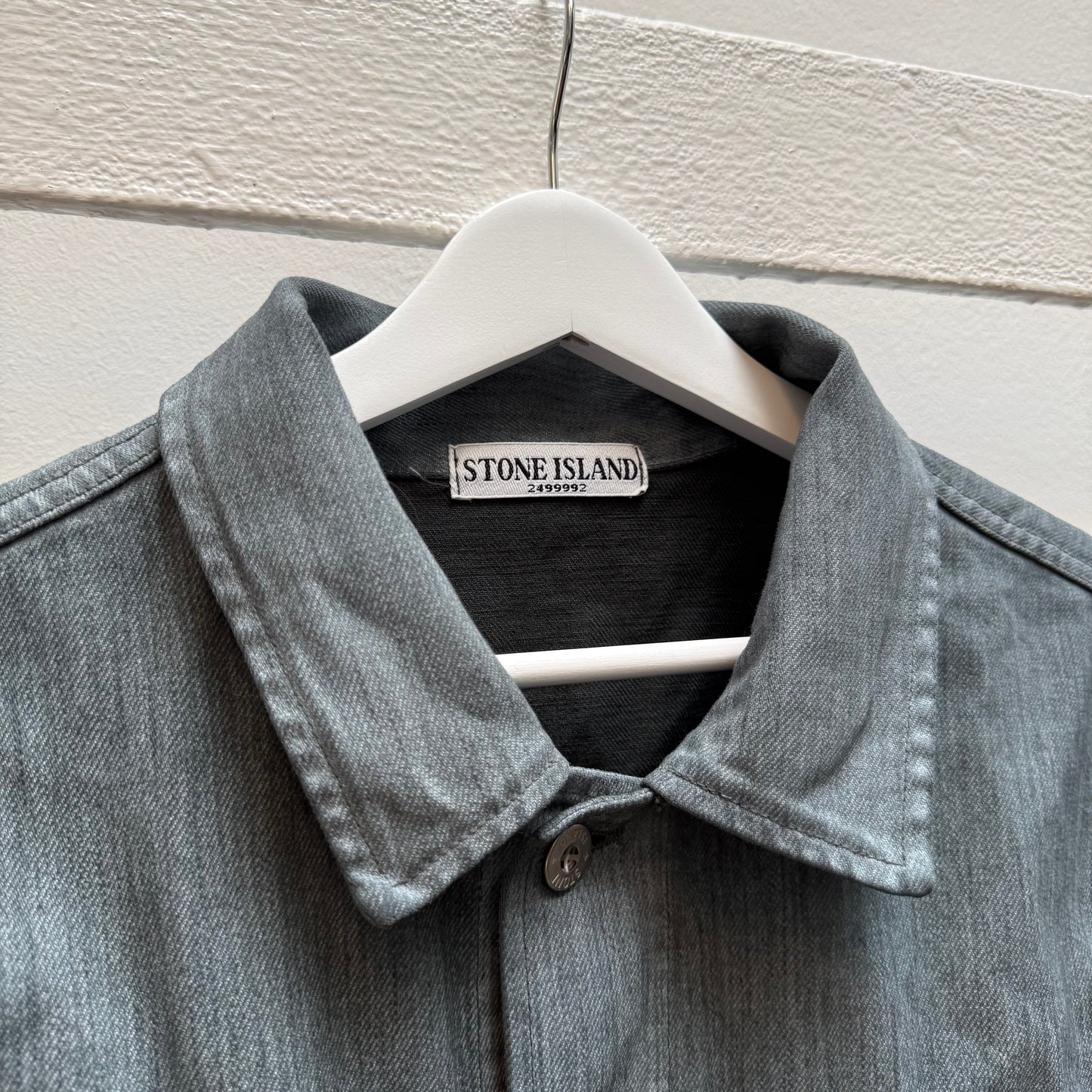 2011 Stone Island Denim Jacket (L) | Large, Grey