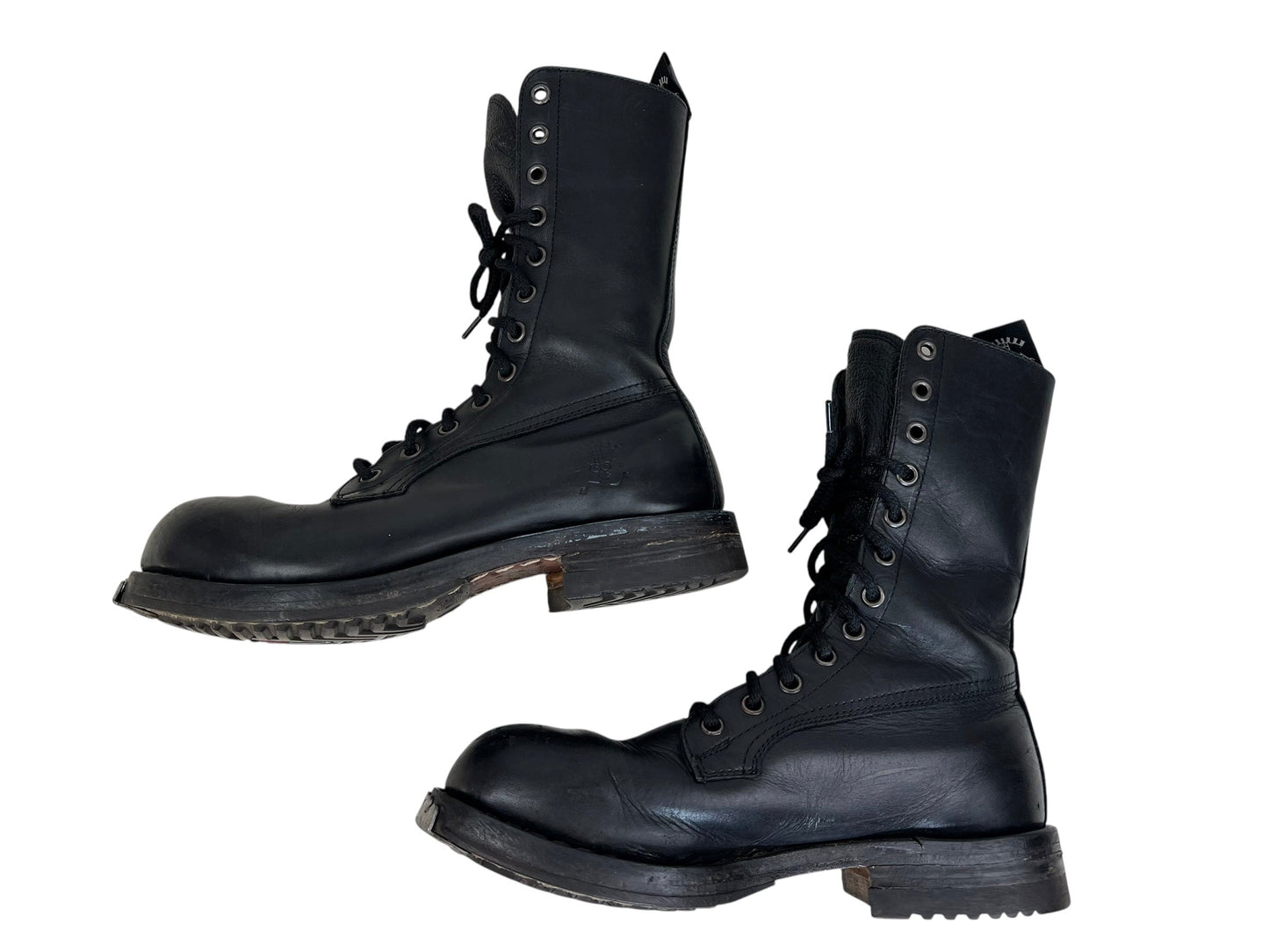 Tank Girl 1995 steel toe cap boots, film memorabilia | BLACK, Tan