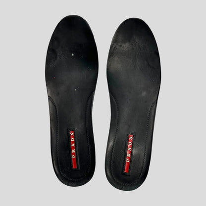 Prada Milano Leather Combat Boots - UK4.5/5