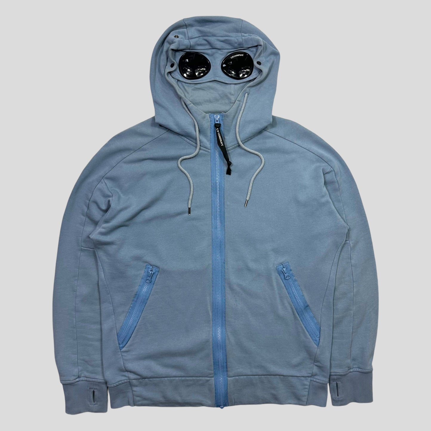 CP Company AW22 Goggle Hood Winter Zip-up Hoodie - M/L