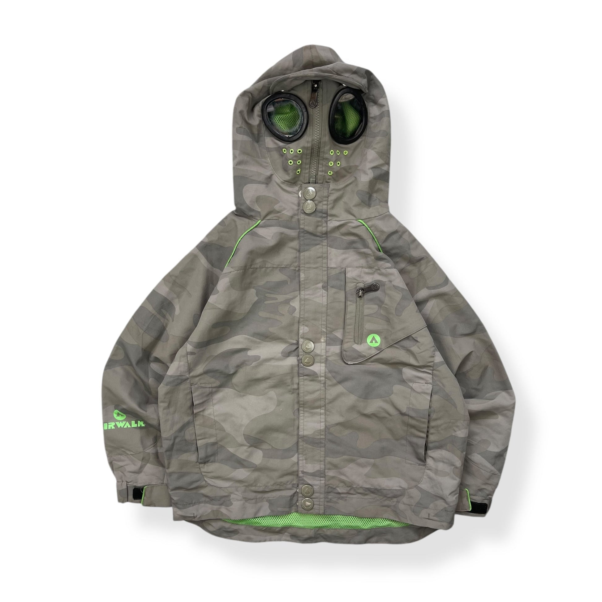 vintage airwalk goggle jacket 2000's Airwalk Camo Goggle Jacket (XS)
