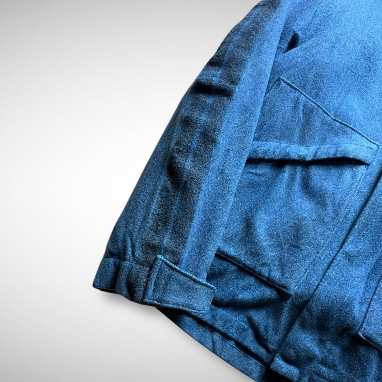 Stone Island Asymmetrical Wool Jacket w/ Liner (AW2001)