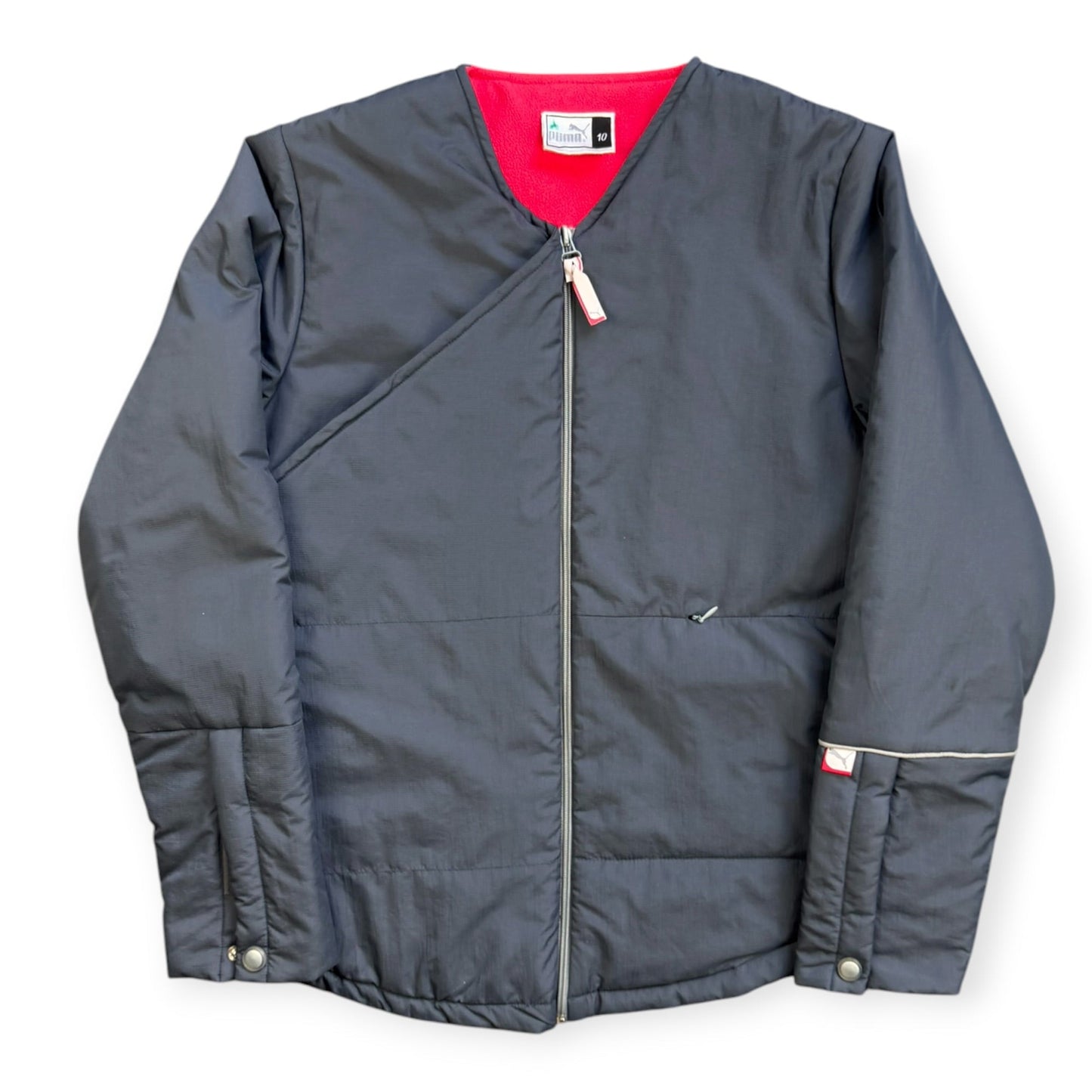 2000's Puma Asymmetric 2-way Flap Jacket ‘Sample’ (S) | Small, Multicoloured