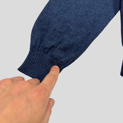 Gucci Mélange Alpaca & Angora Silk Lightweight Logo Knit Jumper - S