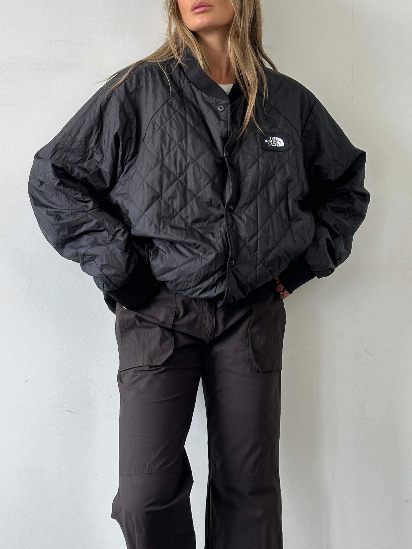 The North Face Reversible Nylon Bomber Jacket - XL/XXL