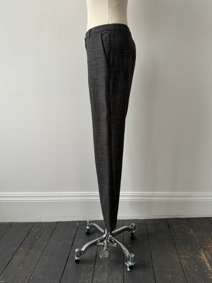 Max Mara Studio 2000s Virgin Wool Low Waist Trousers - W28