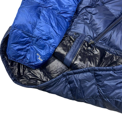 Montbell Superior Down Parka Puffer Jacket In Navy & Blue ( L )
