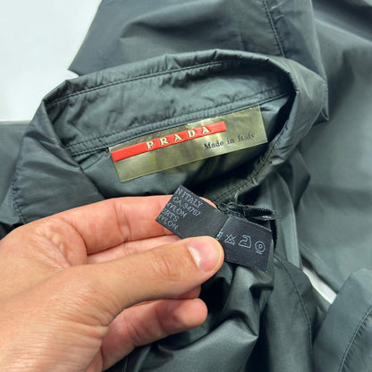 Prada Sport 1999 Nylon Panelled Zip-up Shirt - S/M | Default Title, Multicoloured