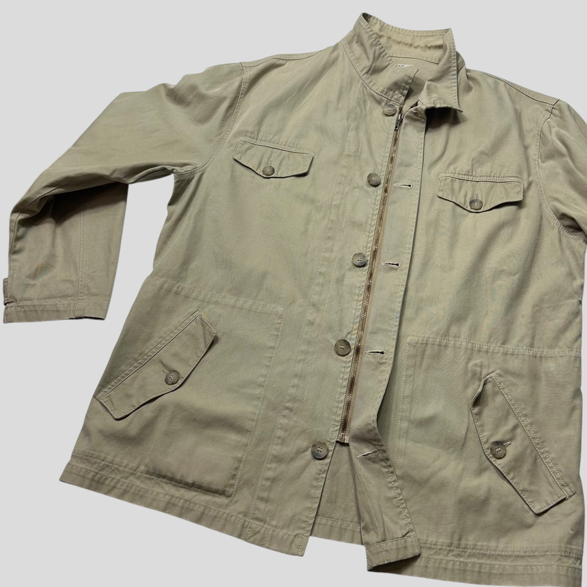 Armani Jeans 90’s Cotton Carpenter Chore Jacket - IT52 | XL, Beige