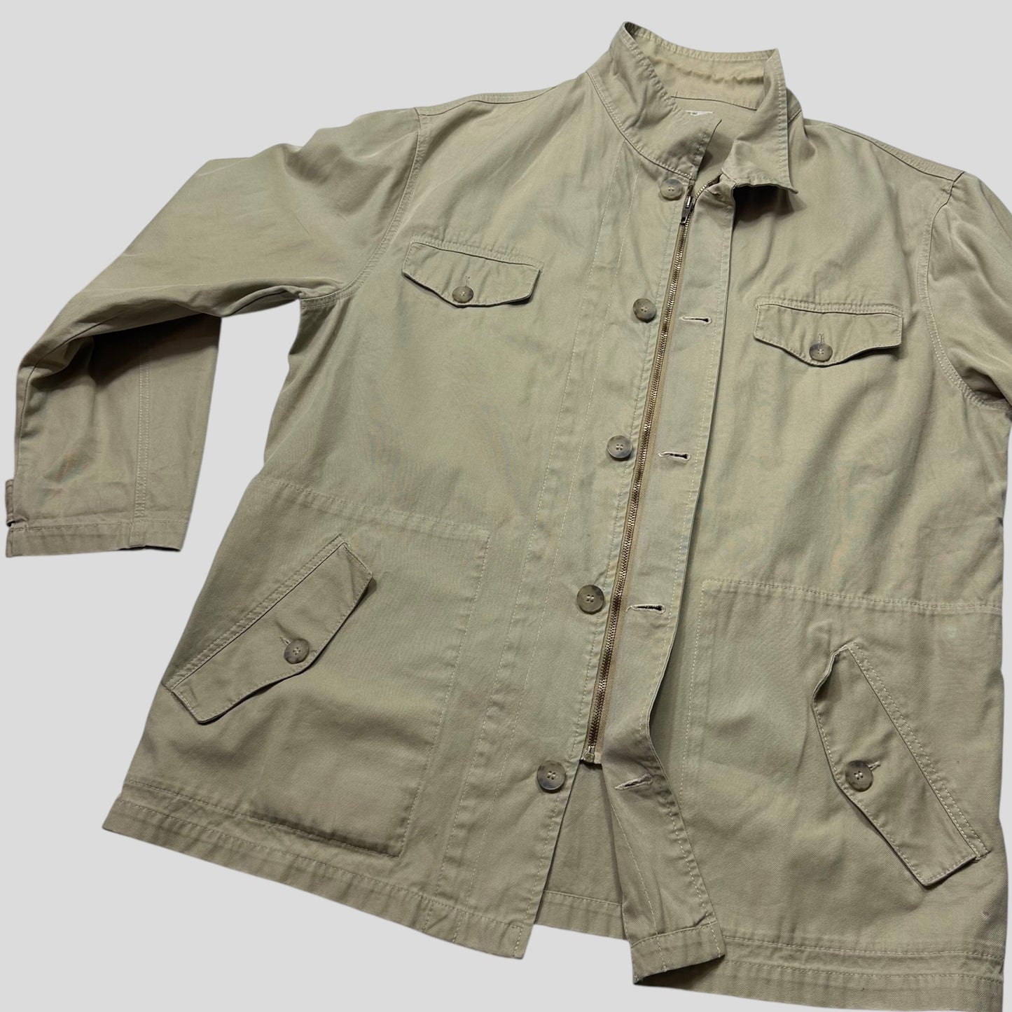 Armani Jeans 90’s Cotton Carpenter Chore Jacket - IT52 | Default Title, Beige