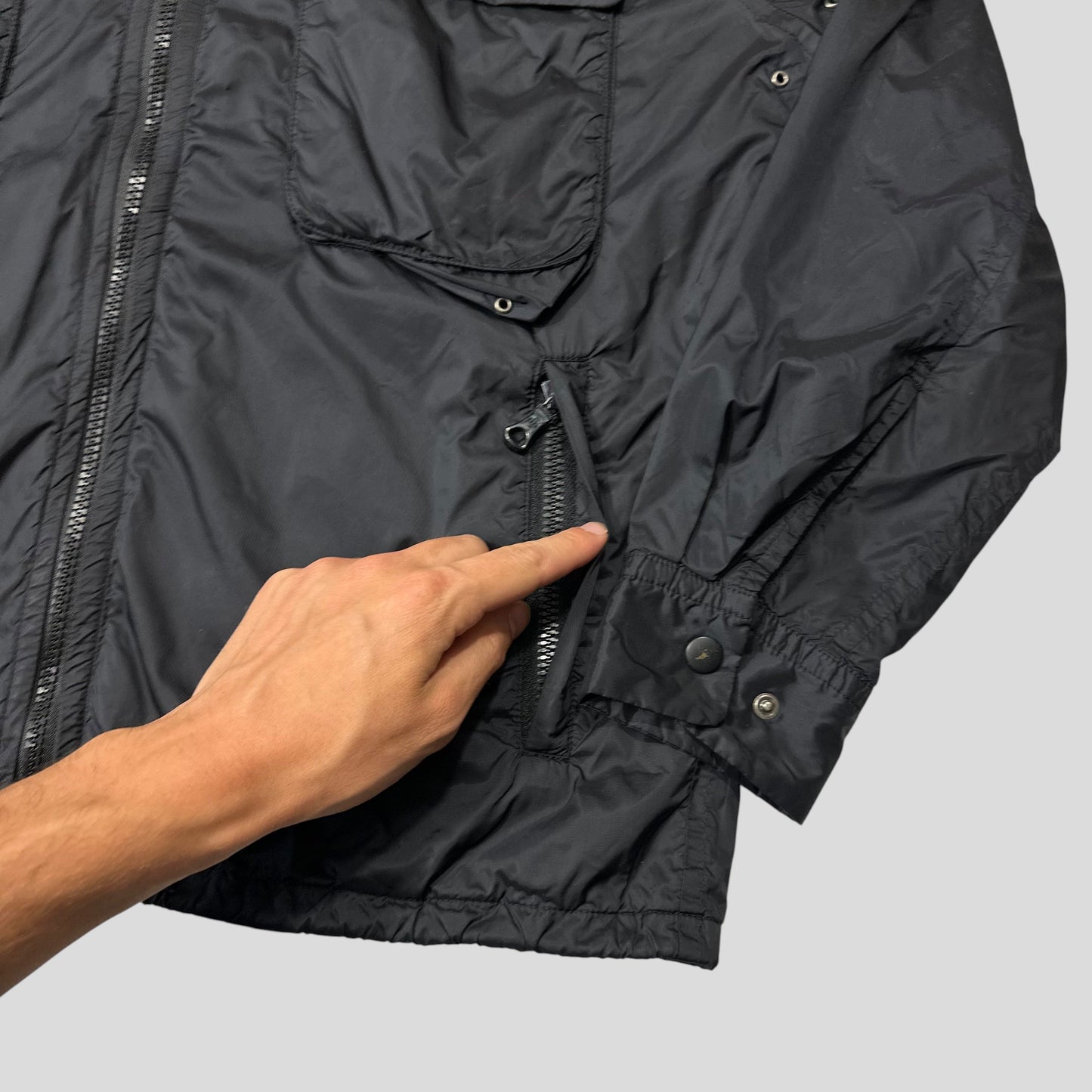 Issey Miyake AW00 Thinsulate Multipocket Nylon Parachute Jacket - M | Default Title, Black