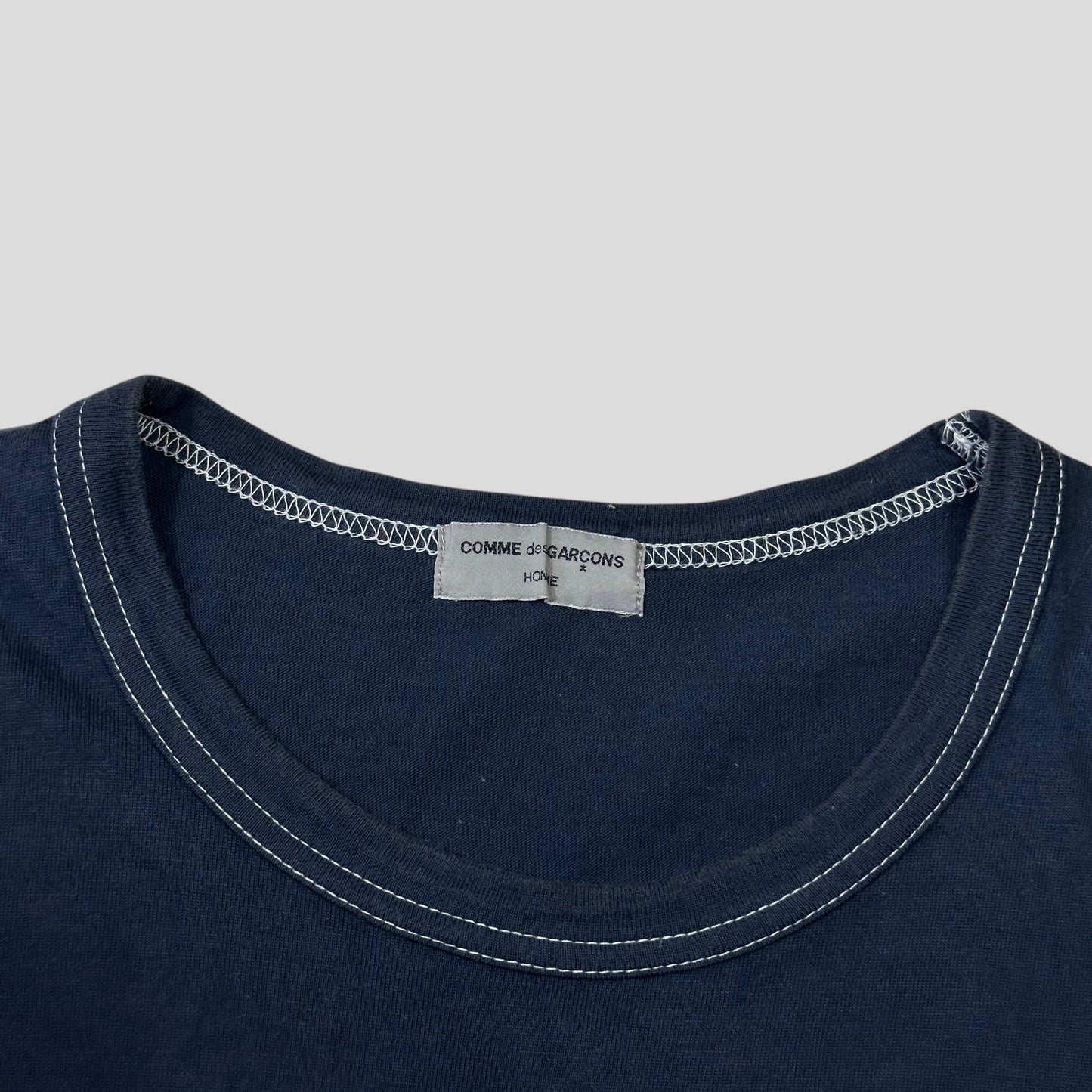 Comme Des Garçons Homme 1999 Contrast Stitch T-shirt - L
