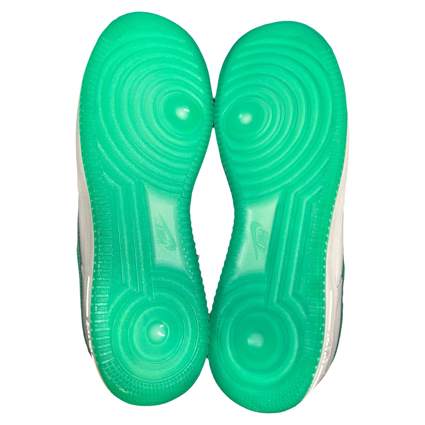 Nike Patent Air Force 1 In White & Green (11UK/12US)